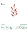 GloboStar® Artificial Garden RED BERRIES FRUIT BRANCH 21441 Τεχνητό Διακοσμητικό Κλαδί Κόκκινο Γκί Y66cm